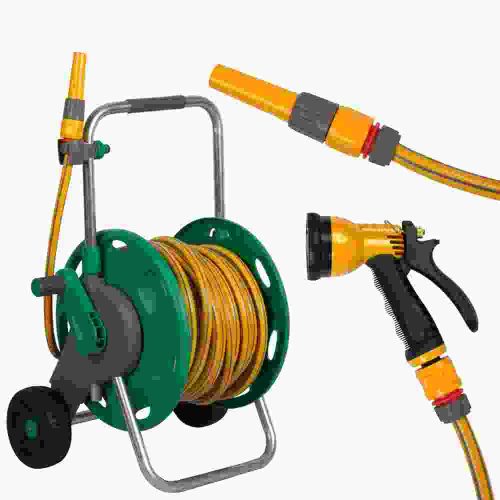 Garden hose with sprayer